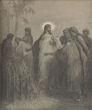 The Disciples Plucking Corn on the Sabbath